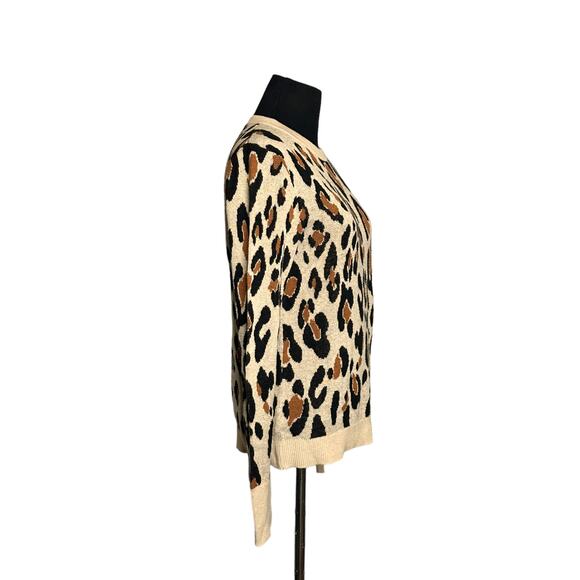 A New Day animal print long sleeves sweater size Small - Picture 7 of 8